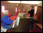 We often had live entertainment at Haven Chapel thanks to talented volunteers.